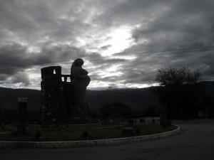 Statue von Pachamama in Santa María